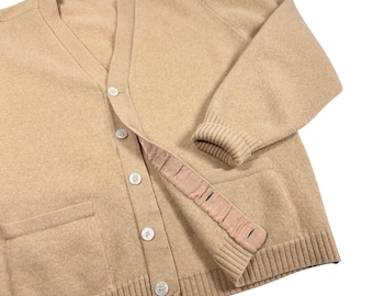 Vintage James Dalgliesh 100% Scottish Cashmere Cardigan Size M Women's Minimalist