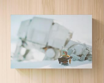 Lienzo decorativo de Lego Star Wars / Obra de arte de Star Wars / Obra de arte para sala de cine / Lienzo para sala de juegos / Obra de arte lista para colgar