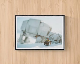 Póster de Lego Star Wars Premium en Papel Mate para Pared / Arte de Star Wars / Decoración para Sala de Cine