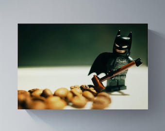 Póster de Lego Batman: El Caballero Oscuro en Papel Mate Premium