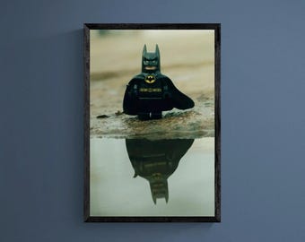 Lámina fotográfica de Lego Batman — Póster en papel mate de primera calidad