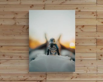 Póster de Lego Capitán Rex en papel mate premium / Ilustración de Star Wars