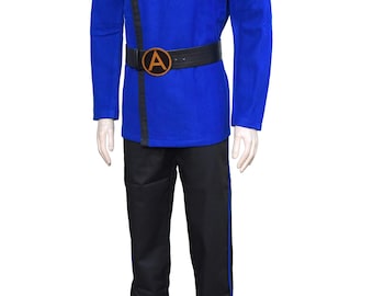 Blue Starfleet Officer Costume – Star Trek Cosplay Outfit for Fans.