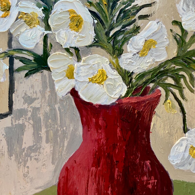 Floral Wall Art Print | Wildflower Bouquet in Vase No. 3, Fine Art ...