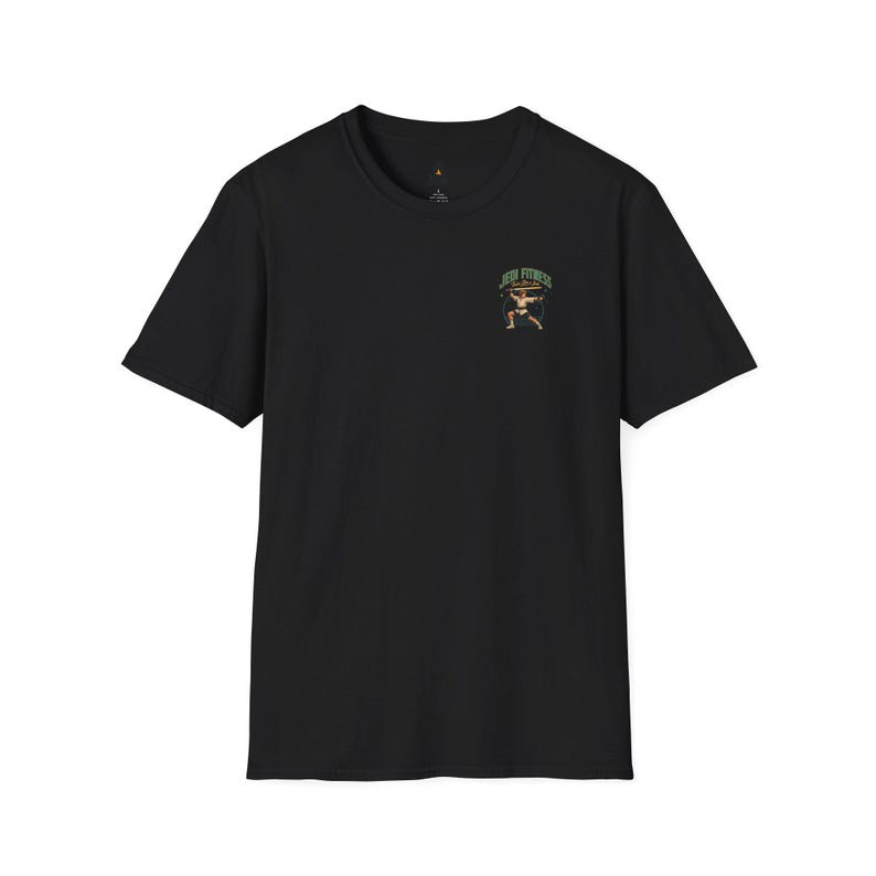 Vintage Lightsaber Training Jedi Fitness T-Shirt | Workout Tee image 4
