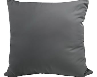 Cojines de terciopelo marrón de 45 x 45 cm | Paquete de 2 cojines rellenos de fibra de bola | Cojines para sofá | Hechos a mano