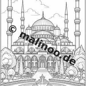 Livre de coloriage Europe pour enfants – 20 pages à colorier – Téléchargement PDF E1/B2 (DIN-A4) – Cadeau d'invité, souvenir de fête d'anniversaire d'enfant image 9