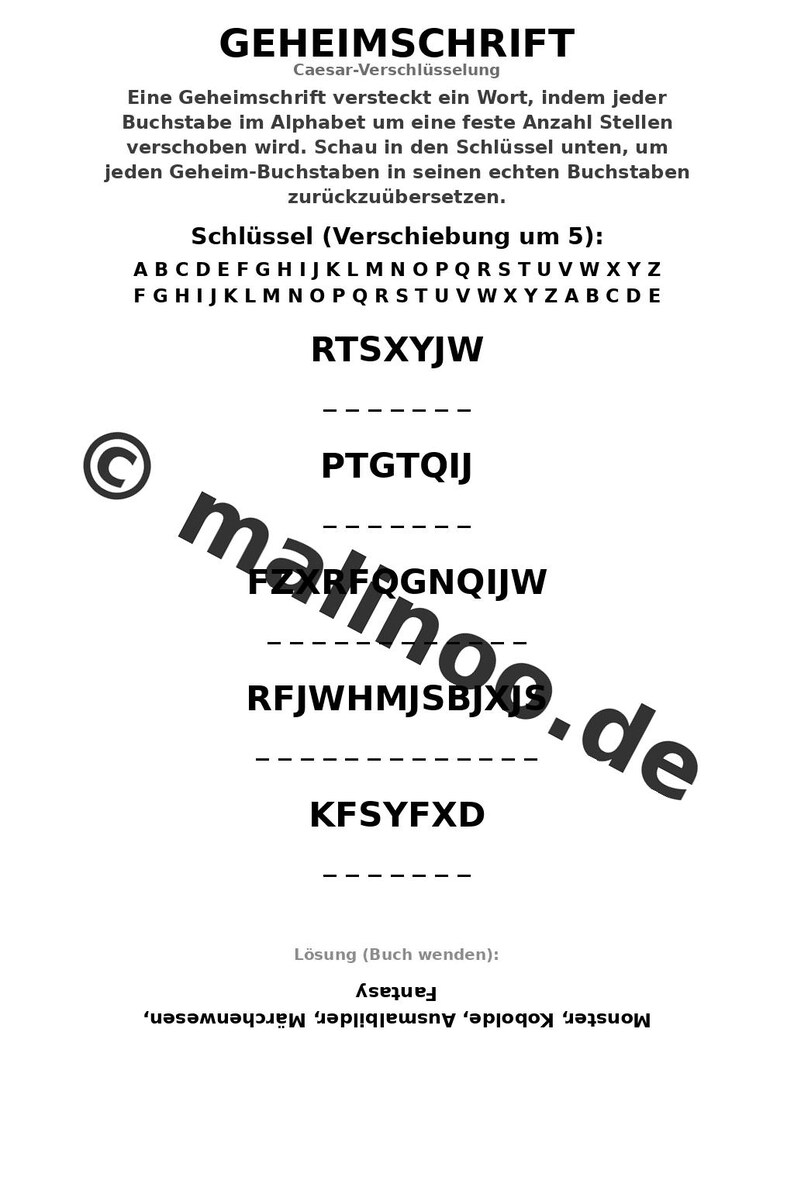 Kobold-Abenteuer Aktivitätsbuch gedruckt, ungebunden – 100 Rätsel- und Aktivitätsseiten für Kinder – MEGABUCH 01 Edition 1 (DIN-A4) 画像 10