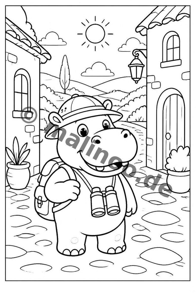 Knobelbuch Flusspferde für Kinder ab 4 Jahren – Beschäftigung für Kita- und Vorschulkinder – 100 Seiten (DIN-A4) E5 imagem 14
