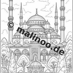 Europa Malbuch Kinder – 20 Ausmalbilder – PDF Download E1/B3 (DIN-A4) – Mitgebsel, Geschenk, Kindergeburtstag, Gastgeschenk Bild 9