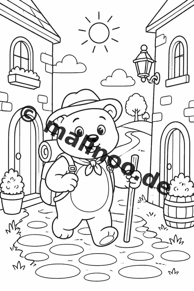 Bären Aktivitätsbuch Kinder – 100 Rätsel- und Aktivitätsseiten – gedruckt+lose E1/B1 (DIN-A4) – Geschenk, Beschäftigung, Adventskalender Bild 4