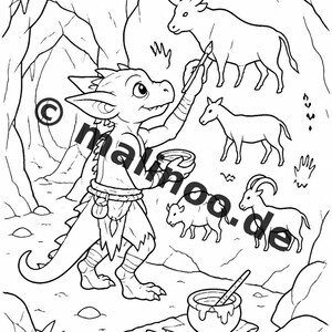 Kobolde Malbuch PDF Download digital – 100 Ausmalbilder für Kinder – MEGABUCH 01 Edition 1 (DIN-A4) image 9