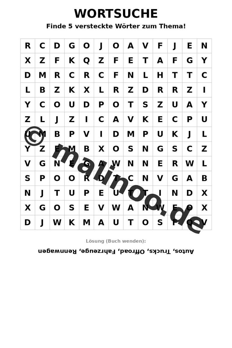 Monster Trucks Activiteitenboek voor Kinderen – 100 Puzzel- en Activiteitenpagina's – Gedrukt + Losse pagina's E1/B1 (DIN A4) – Cadeau, Activiteitenboek afbeelding 11