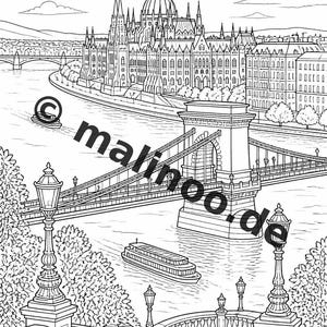 Europa Malbuch Kinder – 20 Ausmalbilder – PDF Download E1/B1 (DIN-A4) – Mitgebsel, Geschenk, Kindergeburtstag, Gastgeschenk Bild 8