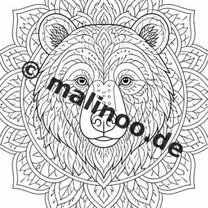 Mandala Coloring Book PDF Download Digital – 20 Coloring Pages for Children – Book 03 Edition 1 (DIN-A4) image 7