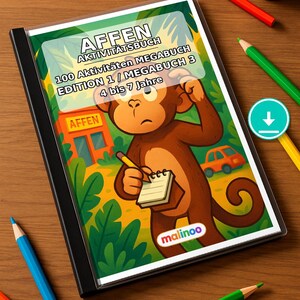 100 Monkey Puzzles for Ages 8 and Up – Photocopiable Templates for Daycare, After-School Programs and Childminders – Printable Puzzle Book (PDF) E1 image 1