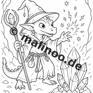 Kobolde Malbuch PDF Download digital – 100 Ausmalbilder für Kinder – MEGABUCH 01 Edition 1 (DIN-A4) image 5