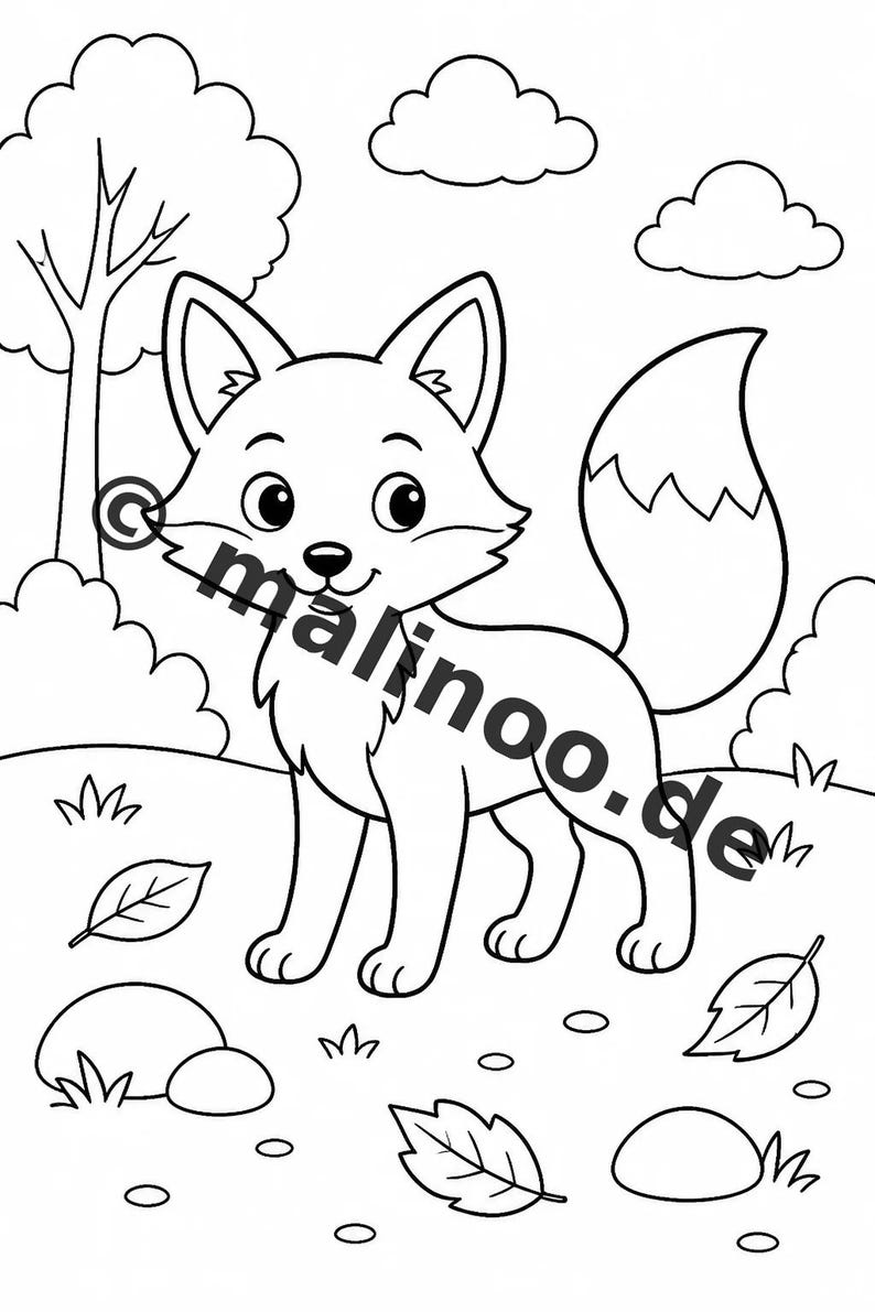 Livre d'activités sur le thème des renards pour enfants – 100 pages de jeux et d'activités – Imprimé + feuilles détachables format E1/B1 (DIN A4) – Cadeau, activité, calendrier de l'Avent image 3