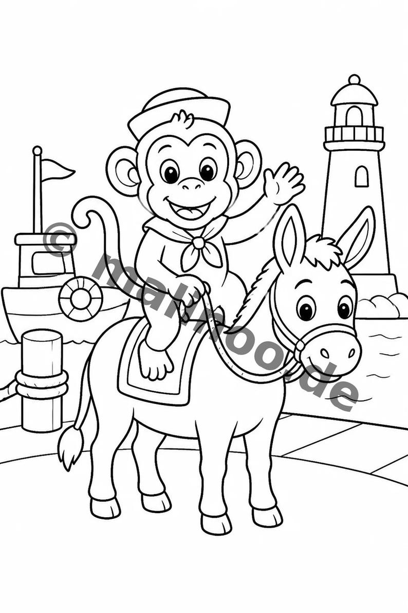 Fogli di puzzle con scimmie da stampare, dagli 8 anni in su – 100 pagine di puzzle – modello stampabile per uso domestico, stampe illimitate (PDF) E1 immagine 6