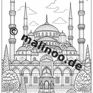 Europa Målarbok PDF Ladda ner digitalt – 20 målarbilder för barn – Bok 06 Utgåva 1 (DIN-A4) bild 9