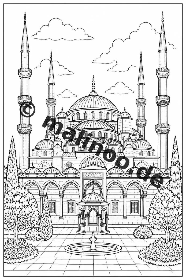 Europa Målarbok PDF Ladda ner digitalt – 20 målarbilder för barn – Bok 06 Utgåva 1 (DIN-A4) bild 9