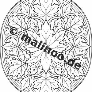 Mandalas kleurboek voor kinderen – 20 kleurplaten – PDF-download E1/B2 (DIN-A4) – Feestartikel, cadeau, kinderfeestje, gastgeschenk afbeelding 18