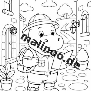 子供向けカバのパズルブック（印刷用） – 幼稚園、保育園、保育園向け – パズルとアクティビティページ100ページ（PDF）E1 画像 4