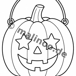 Halloween coloring pages for children – a quiet activity for rainy days at home – 100 coloring pages (PDF) E1 image 11