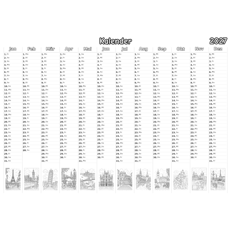 Calendrier Europ en 2027 Imprimer Et Colorier T l chargement PDF calendrier-europ-en-2027-imprimer-et-colorier-t-l-chargement-pdf