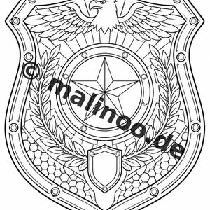 Politie kleurboek voor kinderen – 20 kleurplaten – PDF download E1/B5 (DIN-A4) – Feestartikel, cadeau, kinderfeestje, traktatie afbeelding 12