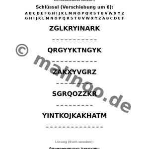 For kindergarten, daycare and preschool: My first day of school - printable puzzle sheets with 20 puzzle and activity pages (PDF) E1/B1 image 10