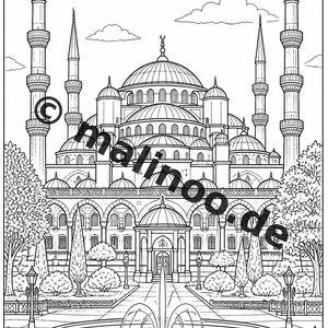 Europe Coloring Book for Children – 20 Coloring Pages – PDF Download E1/B4 (DIN-A4) – Party Favor, Gift, Children's Birthday Party, Guest Gift image 9