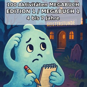 100 Ghost Hour Puzzles for Ages 4 and Up – Activities to Beat Boredom on Rainy Days – Activity Sheets (PDF) E1 image 2