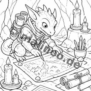 Goblin Coloring Book for Children – Gift Idea for Grandchildren and Godchildren – 100 Coloring Pages (DIN A4) E4 image 16
