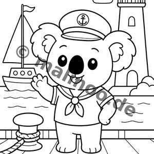 100 puzzli z koalami dla dzieci w wieku od 4 lat – prezent dla małych fanów koali – arkusze puzzli do druku (PDF) E1 zdjęcie 12