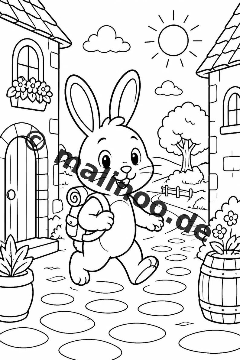 Beschäftigung für Kita- und Vorschulkinder: Hasen Rätselblätter zum Ausdrucken mit 100 Rätsel- und Aktivitätsseiten (PDF) E1 Bild 4
