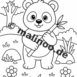 Panda's Activity Book for Children – 100 Puzzle and Activity Pages – Printed + Loose E1/B1 (DIN A4) – Gift, Activity, Advent Calendar image 3