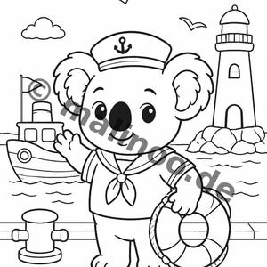 Instant PDF download – Last-minute gift: Koala's puzzle book with 100 puzzle and activity pages E1 image 10