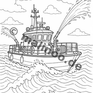 Fire Coloring Book for Ages 8 and Up – 100 Pictures to Color – Gift Idea for Children Ages 8 and Up (DIN A4) E1 image 10
