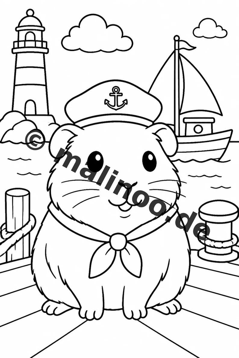 Activiteitenboek met cavia's voor kinderen – 100 puzzel- en activiteitenpagina's – Gedrukt + losse pagina's E1/B1 (DIN A4) – Cadeau, Activiteitenboek afbeelding 6