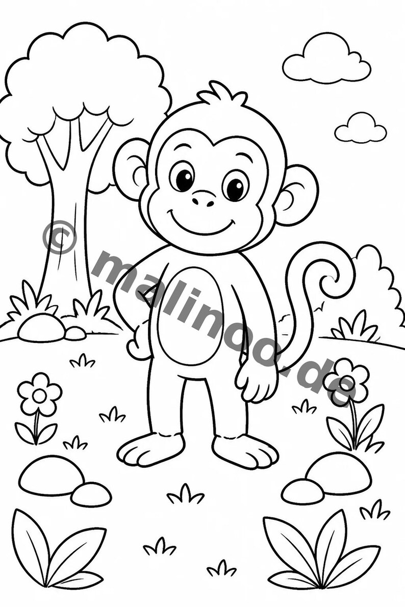 Fogli di puzzle con scimmie da stampare, dagli 8 anni in su – 100 pagine di puzzle – modello stampabile per uso domestico, stampe illimitate (PDF) E1 immagine 5