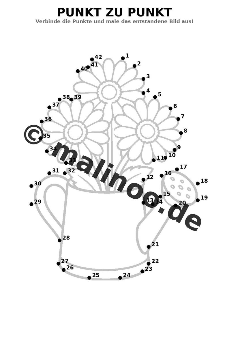 Blumen Aktivitätsbuch PDF Download digital – 100 Rätsel- und Aktivitätsseiten für Kinder – MEGABUCH 01 Edition 1 (DIN-A4) image 9