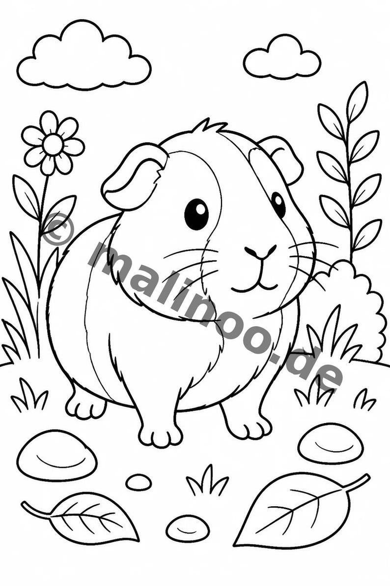 Guinea Pig Activity Book for Children – 100 Puzzle & Activity Pages – Bound or Loose, Edition 02 (DIN A4) – Gift, Activity image 9