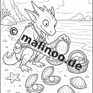 Goblins Coloring Book for Kids – 100 Coloring Pages – PDF Download E1/B2 (DIN-A4) – Gift, Activity, Advent Calendar, Birthday image 11