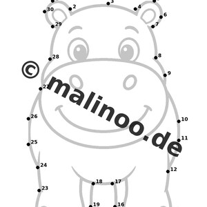 Libro de actividades de hipopótamos para niños – 100 páginas de rompecabezas y actividades – Impreso + hojas sueltas E1/B1 (DIN A4) – Regalo, Actividad imagen 11