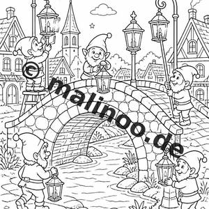 Libro para colorear de elfos para niños – 20 páginas para colorear – Impreso y encuadernado E1/B1 (DIN-A5) – Recuerdo de fiesta, regalo, fiesta de cumpleaños infantil, obsequio para invitados imagen 7