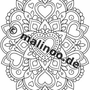 Mandala Kleurboek PDF Download Digitaal – 100 Kleurplaten voor Kinderen – MEGA BOEK 03 Editie 1 (DIN A4) afbeelding 14
