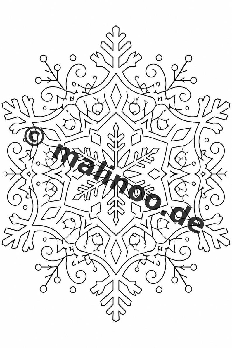 Mandalas Coloring Book for Kids – 50 Coloring Pages – PDF Download E1/B1 (DIN-A4) – Gift, Travel Activity, Birthday, Activity image 17