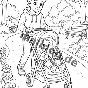 Großer Bruder Beschäftigungsblätter für Kinder – Beschäftigung gegen Langeweile an Regentagen – 20 Rätsel- und Aktivitätsseiten (PDF) E1/B1 Bild 3