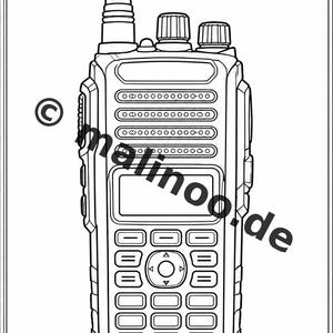 Livre de coloriage Police pour enfants – 50 pages à colorier – Téléchargement PDF E1/B3 (DIN-A4) – Cadeau, activité de voyage, anniversaire, loisirs image 11